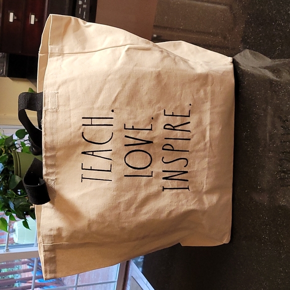 📚Rae Dunn Teach Canvas Tote - Picture 1 of 5